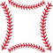 Vinyl Baseball Wall Decals Big Baseball Stitches Stickers Peel and Stick Ceiling Decals Baseball Lace Wall Stickers Large Sport Ball Wall Stickers for Teens Boy Girl Bedroom Playroom Decor